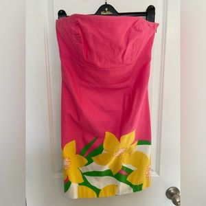 Lilly Pulitzer Strapless Dress - Size 8